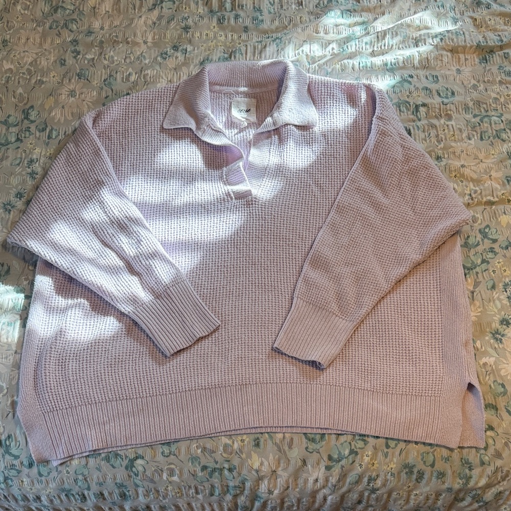 Aerie Lavender Knit Women's Sweater